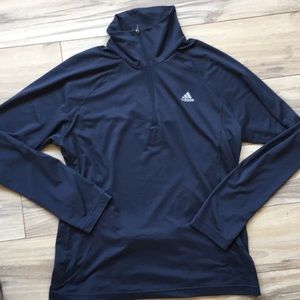 Adidas mock neck sweater